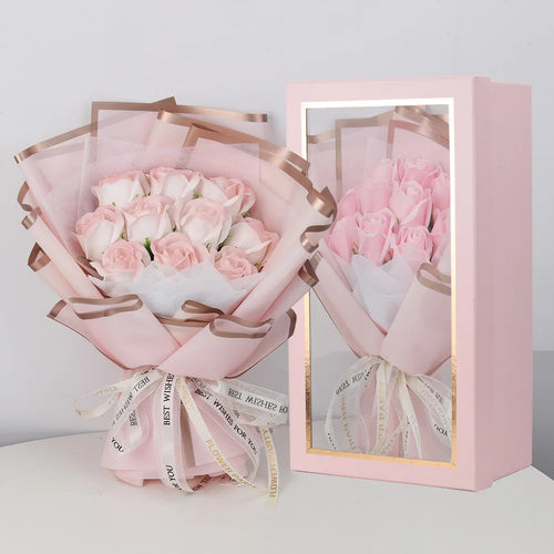 Artificial Crushed Rose Soap Flowers