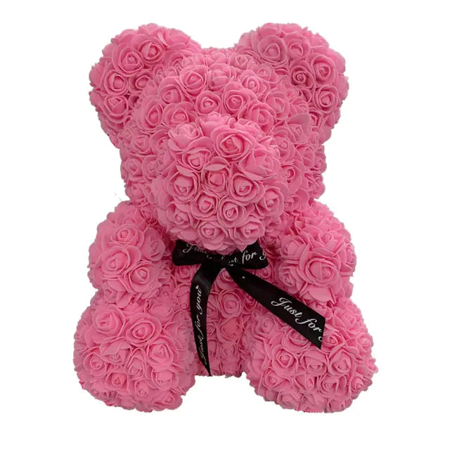 Artificial Flower Rose Teddy Bear