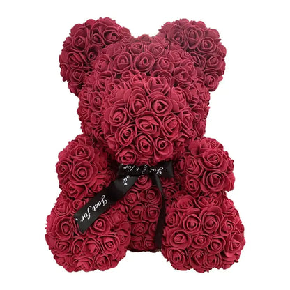 Artificial Flower Rose Teddy Bear