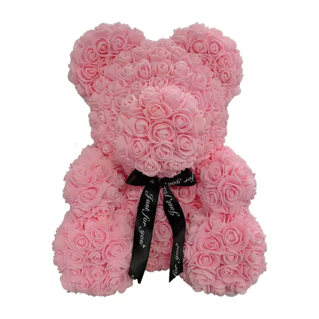 Artificial Flower Rose Teddy Bear